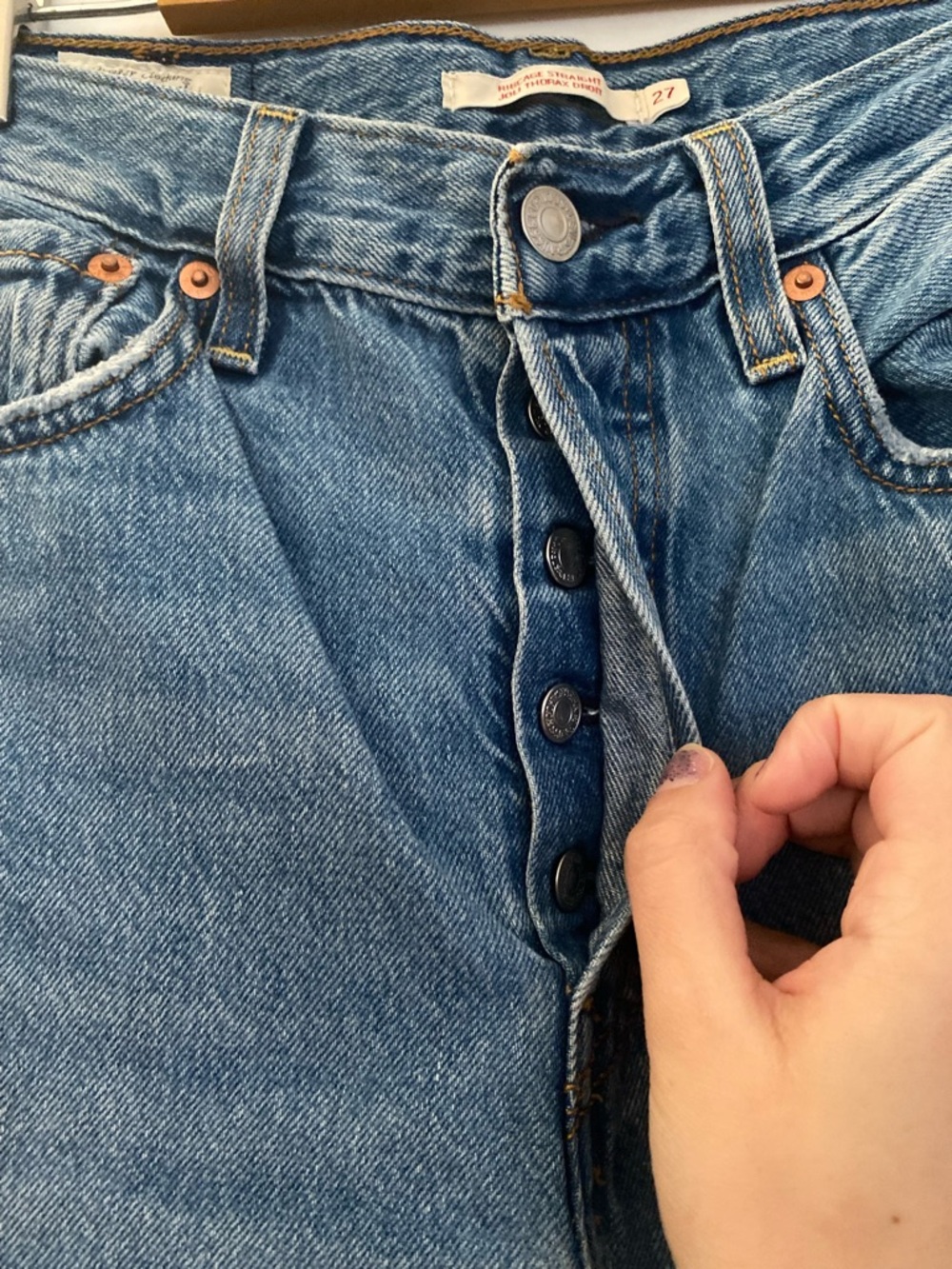 š±Levi ribcage Straight Leg Jeans - Picture 3 of 4